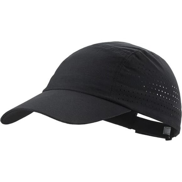 Mens Quick Dry Running Hat Lightweight Reflective Sports Cap UV Protection - Picture 7 of 7